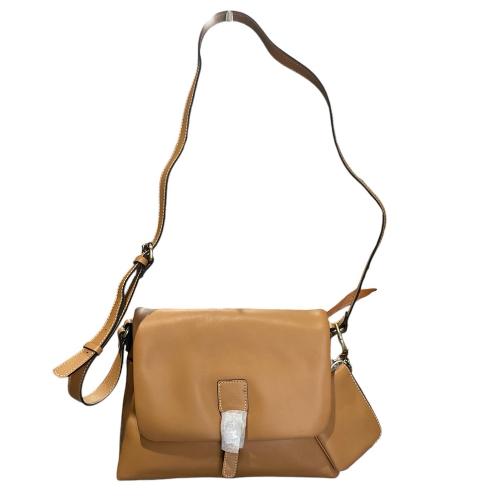 Patricia Nash Mili Leather Medium Flap Crossbody w/ Coin Pouch  0136